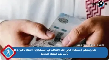 لمن يسعى لاستقرار مالي بعد التقاعد في السعودية: أسرار تأمين دخل ثابت بعد انتهاء الخدمة